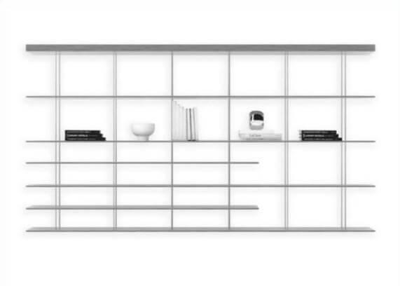 Molteni & C - Graduate Wandregal Aluminium Eloxiert Schwarz - 6