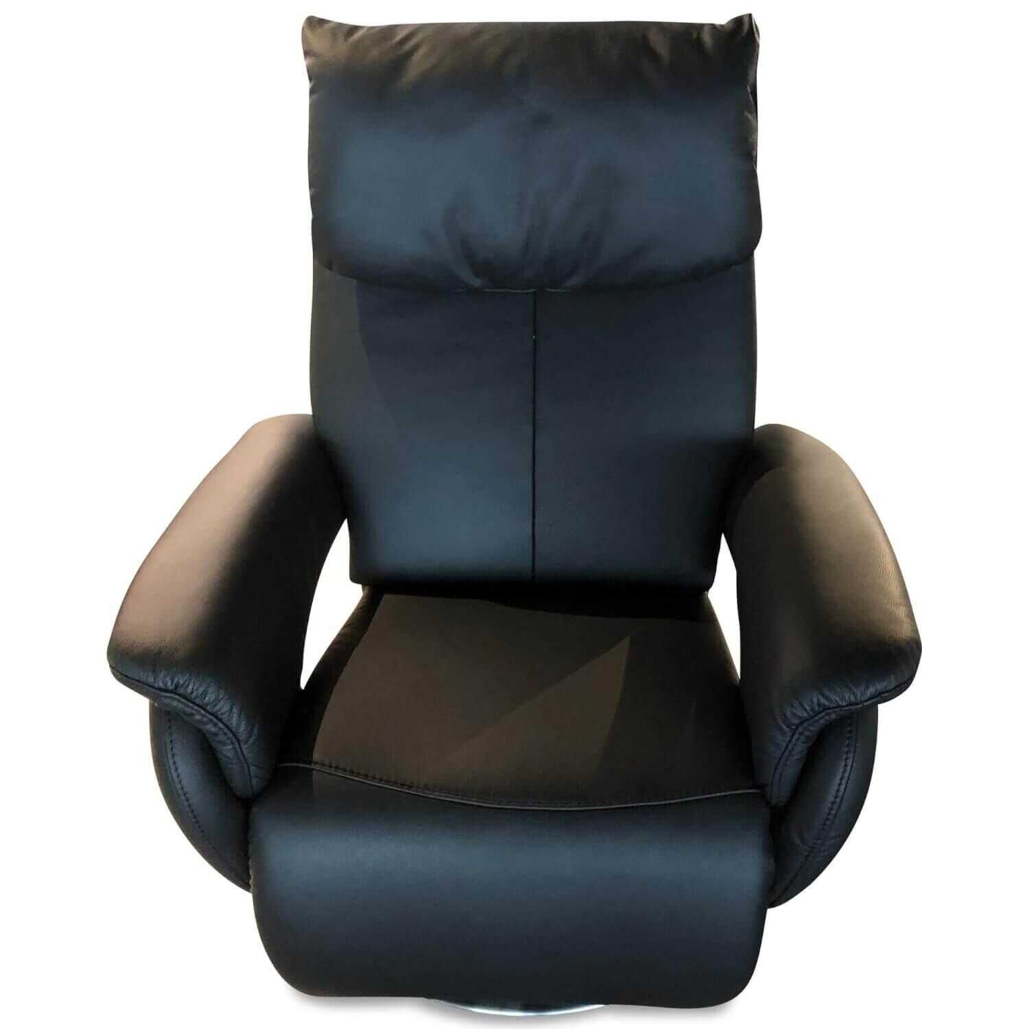 himolla - Relaxsessel Easy Swing Leder Schwarz mit Verstellfunktion - 1