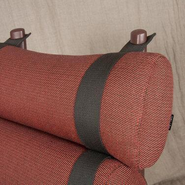 2er-Set Stuhl Outdoor Roll Stoff 308 Sandstone Laminate Gestell Sepia