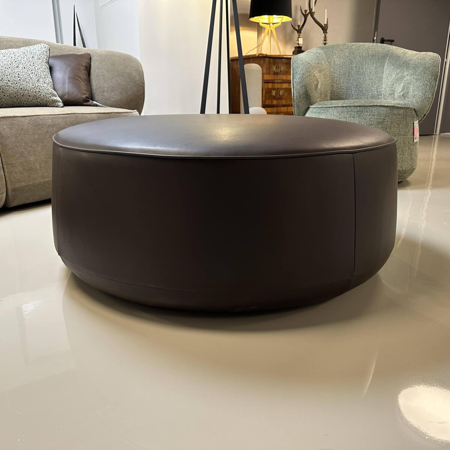 Bielefelder Werkstätten - Hocker Nimbo BW-186-2000 Leder Provence Negro Schwarz - 4