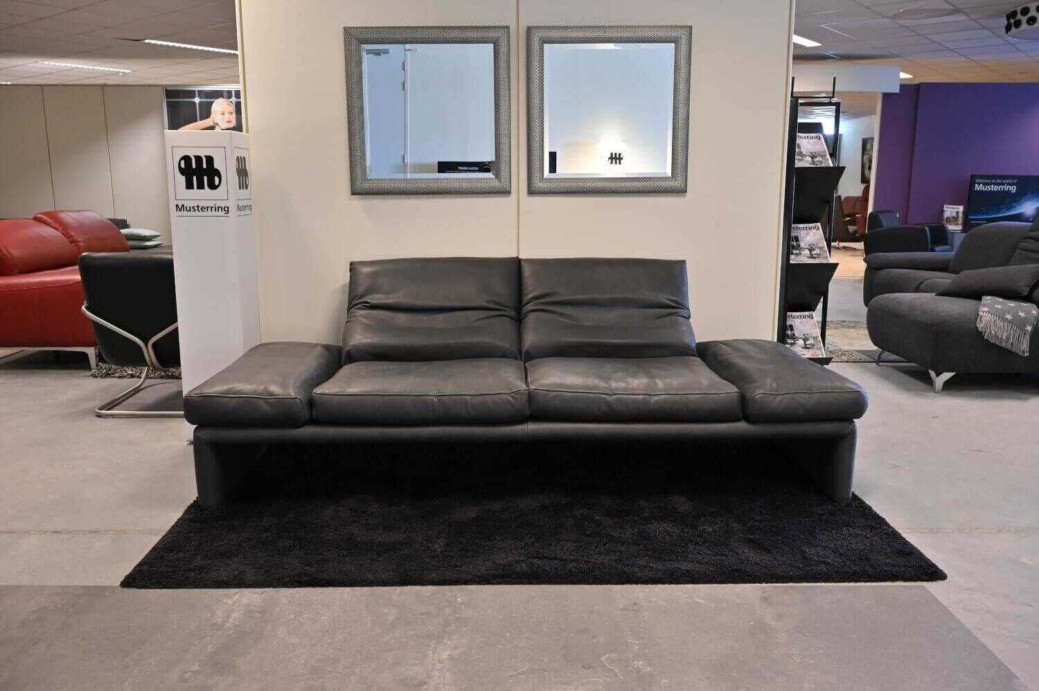 Sofa Raoul Leder E-Dick Arabia Grau