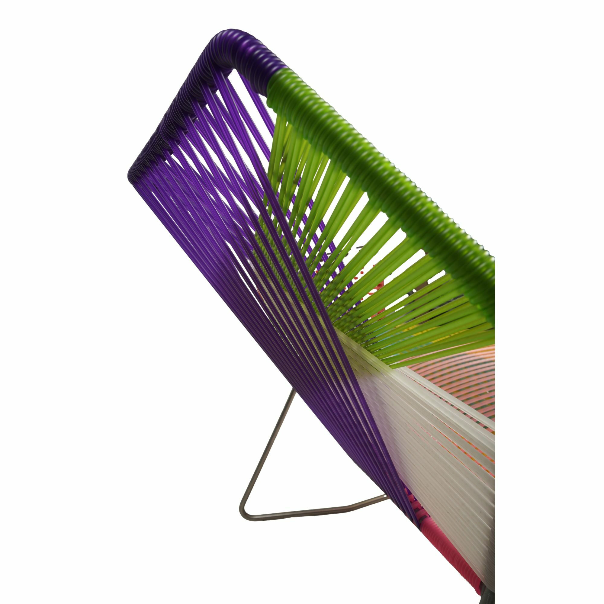 Moroso - Sessel Tropicalia Schnur Carnival Version A Cat. Q Gestell Edelstahl  - 4
