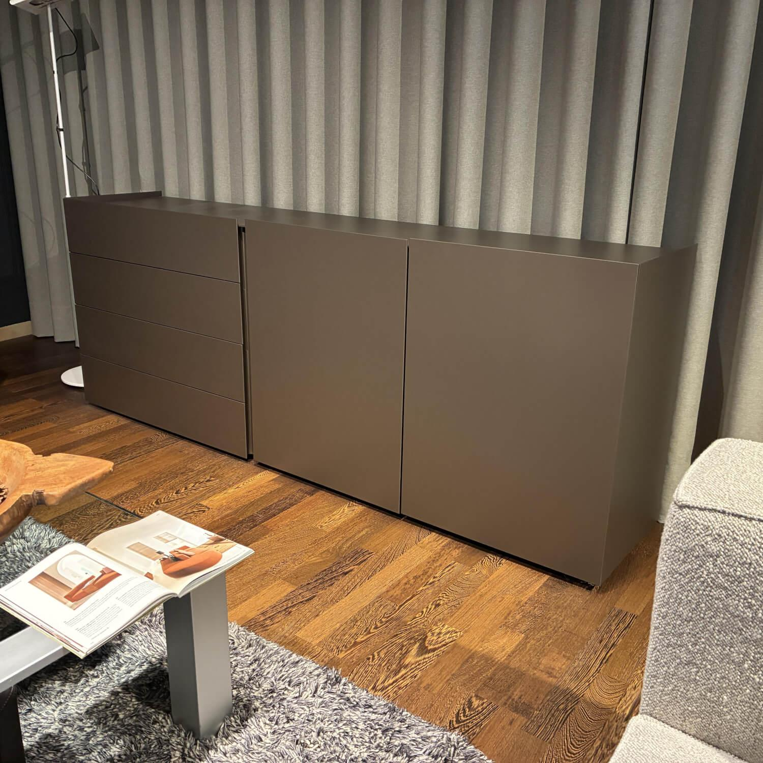 Interlübke - Sideboard Jorel Lack M10 Bronze Metallic Abdeckplatte Lack M10 Bronze Metallic - 4