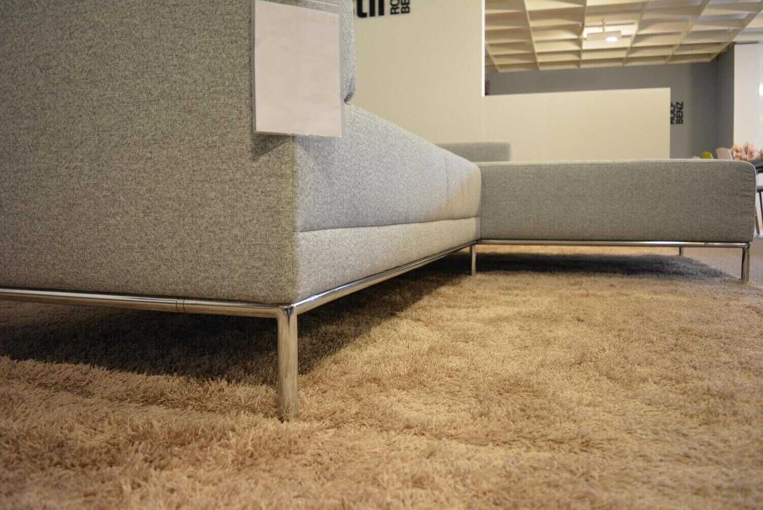 freistil-rolf-benz-ecksofa-189-stoff-2000-signalgrau-rahmen-verchromt-6b6d6680aae05d8cfb03cbd4e freistil Rolf Benz - Ecksofa 189 Stoff 2000 Signalgrau Rahmen Verchromt - 9