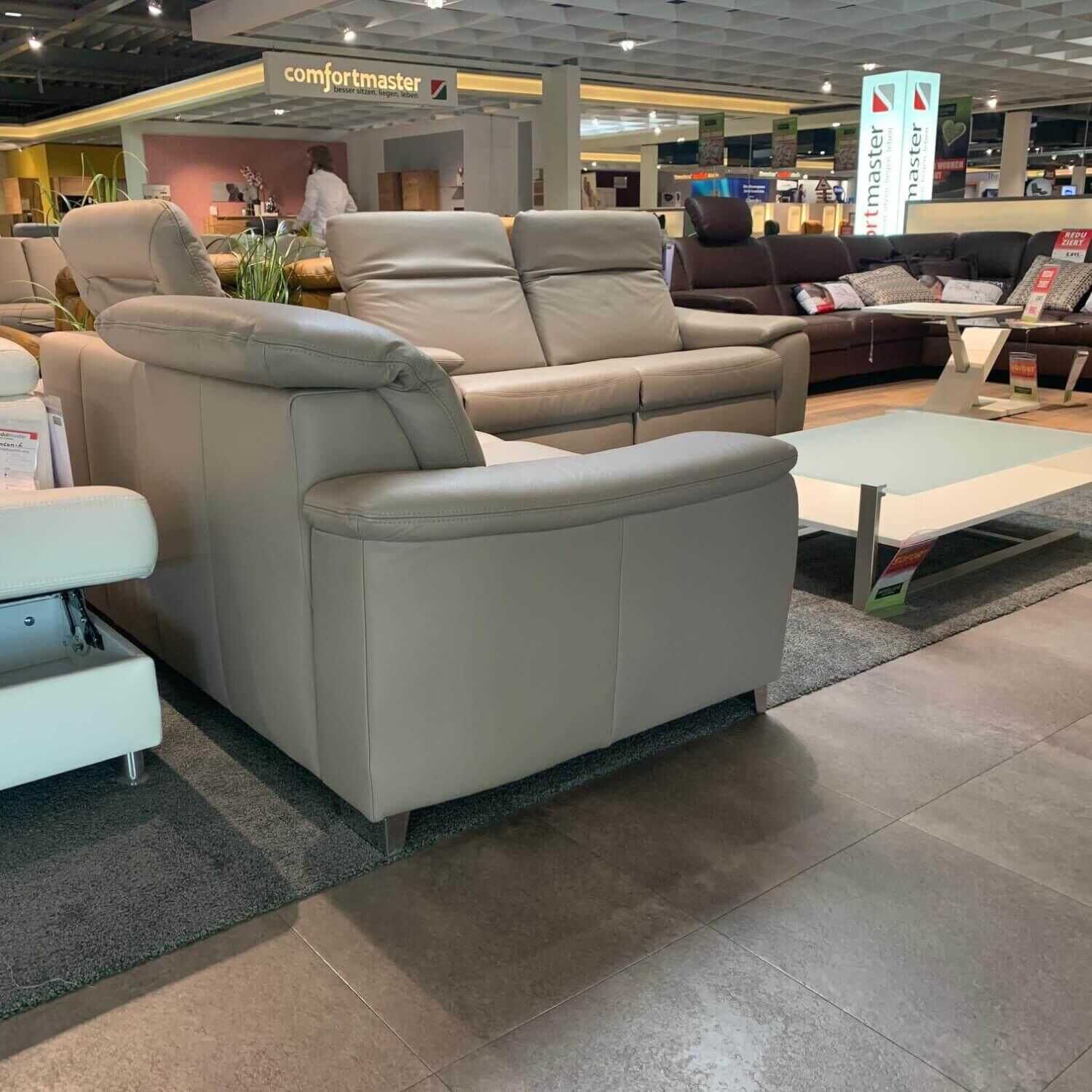 himolla - Garnitur Cliff L MM Leder Longlife BelVita Stone 160 2 Sofas - 5