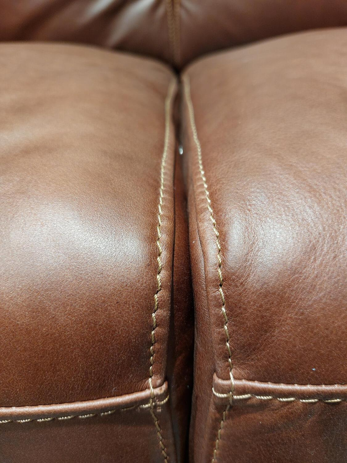 W. Schillig - Ecksofa Alessiio Due Bezug Leder Wax Chocolate Sitze Federkern Metallkufe Matt - 6