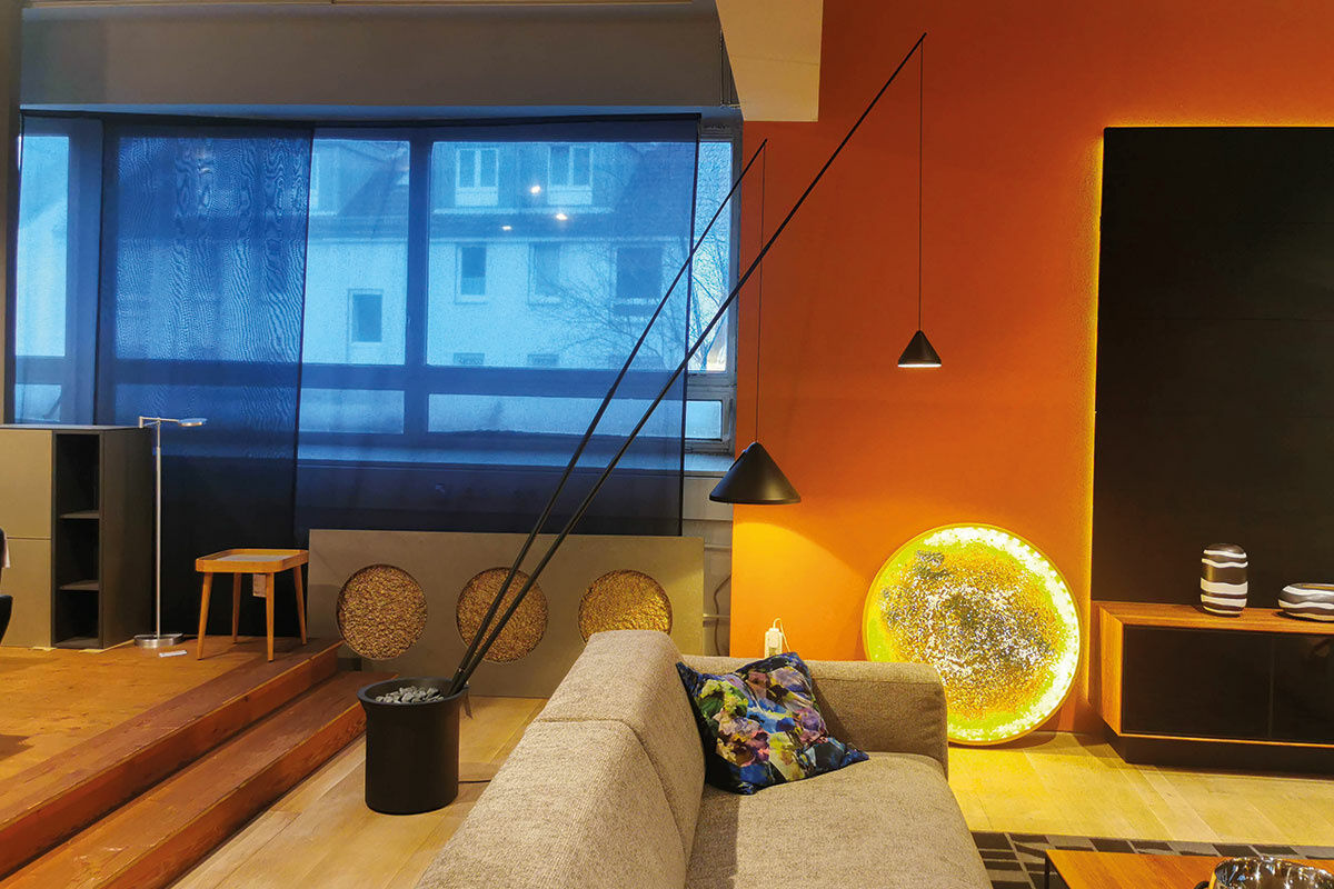Vibia - Stehleuchte North Aluminium Kohlefaser Schwarz Inklusive LED Leuchtmittel - 6