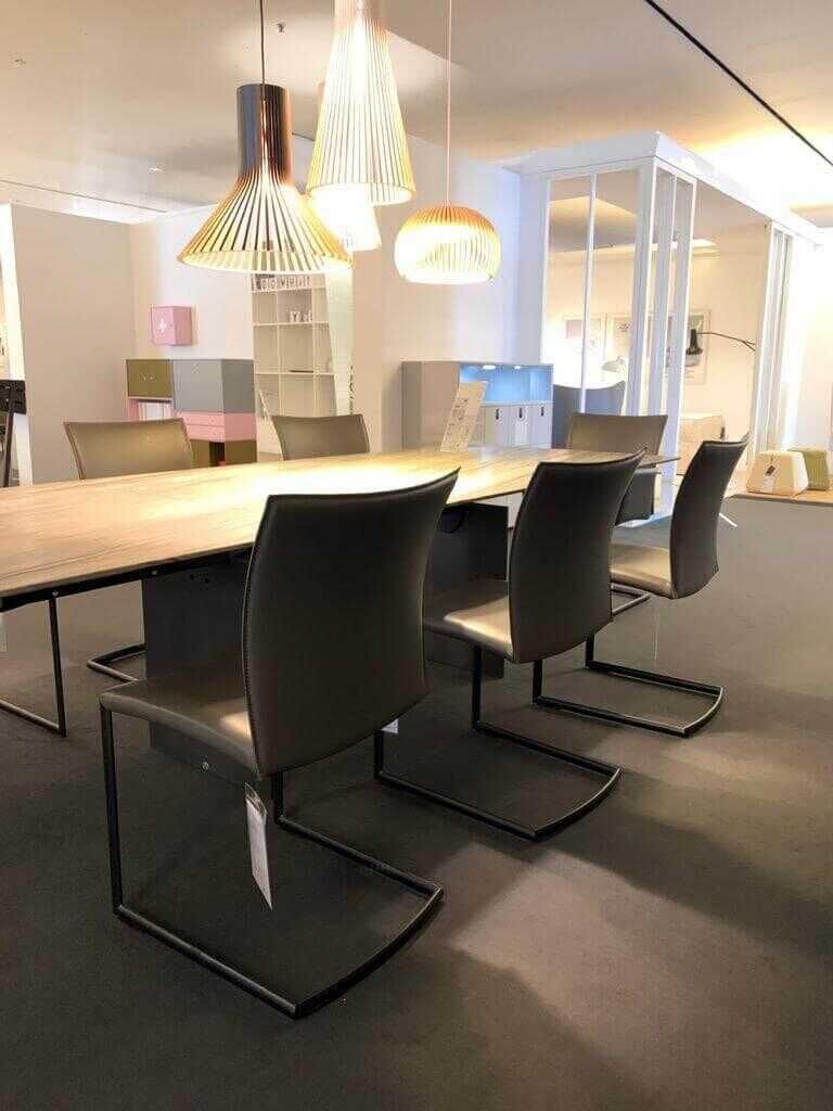 Draenert - Stuhlgruppe Nobile Swing 6 Stühle mit 2 Armlehnstühlen - 3