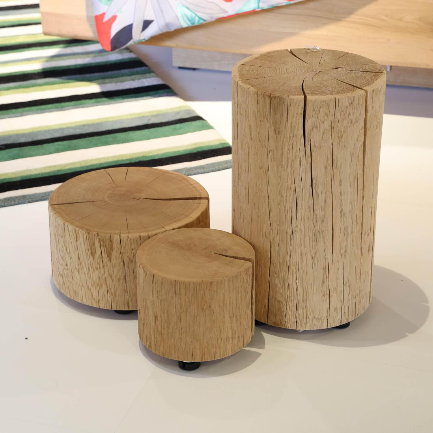 Team 7 - Naturholzzylinder Eiche Silber Dreiteilig - 5