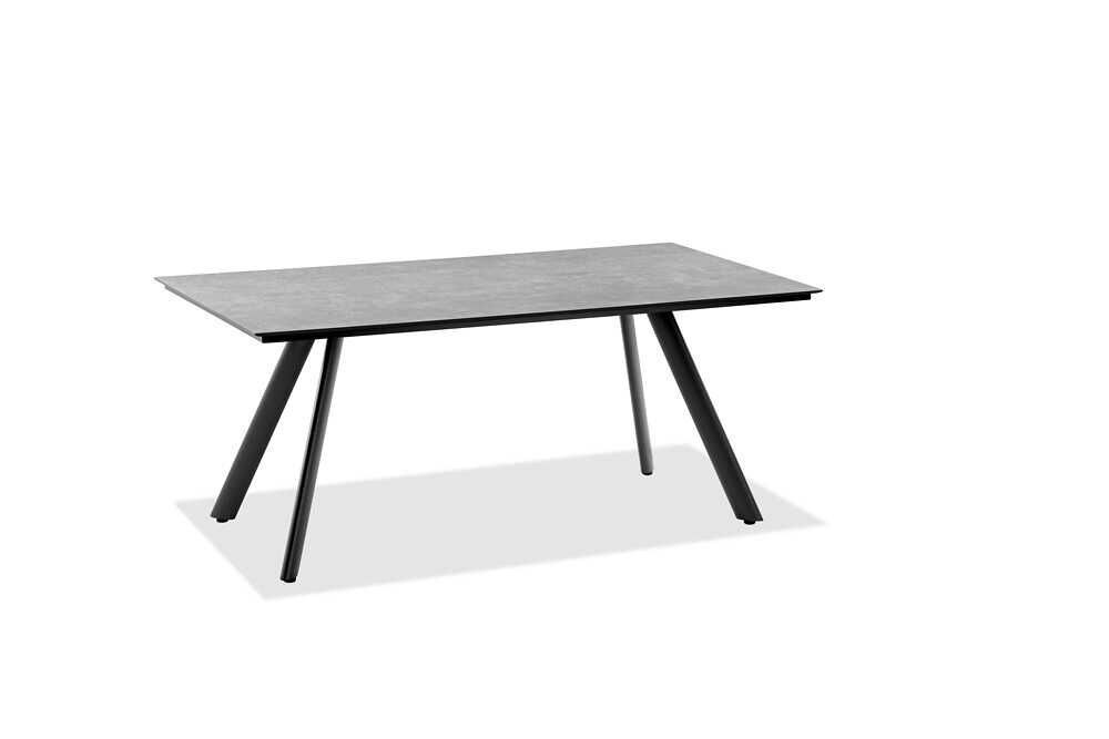 Tisch Noah Gestell Aluminium Pulverbeschichtet Anthrazit Tischplatte