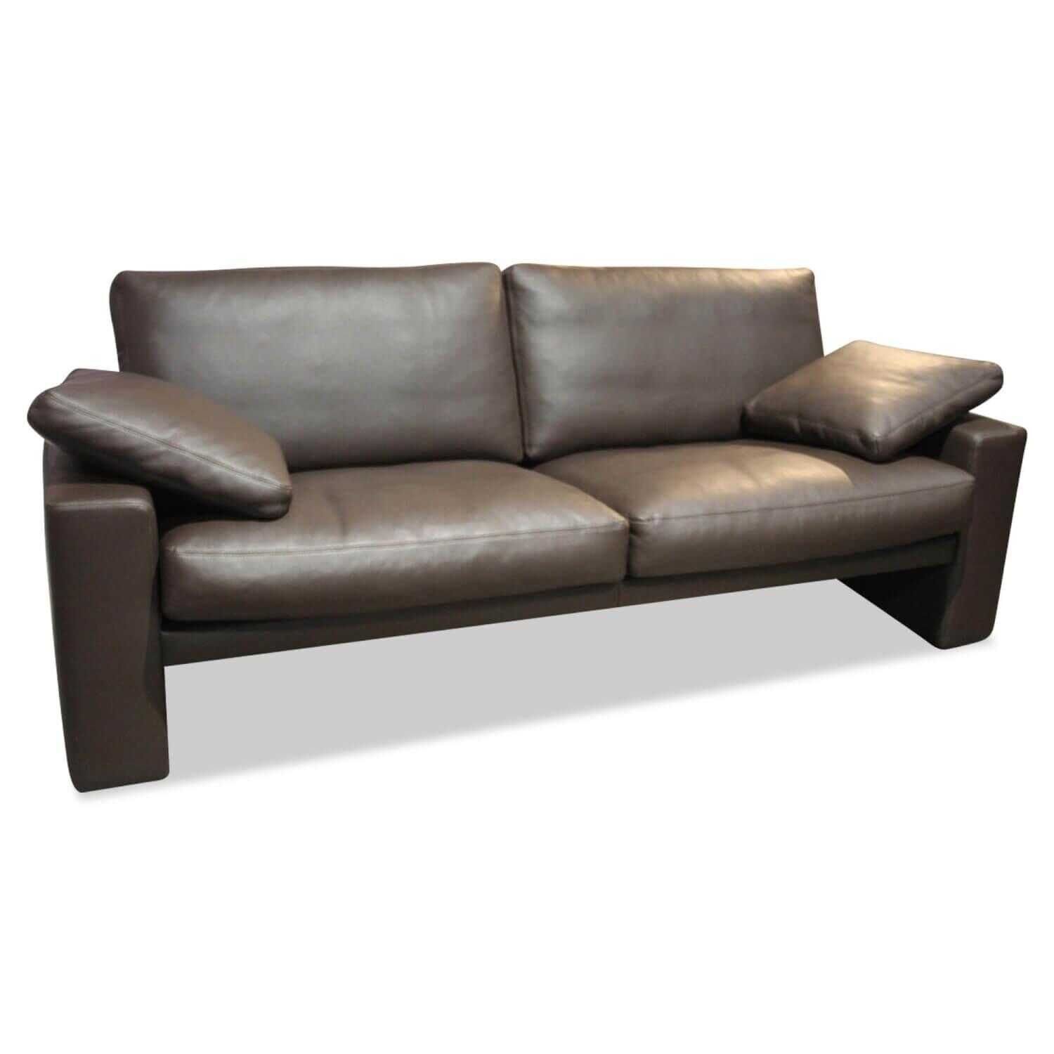 Erpo - Sofa Classic CL 100 Leder 43 Mocca 089 mit 2 Kissen - 1