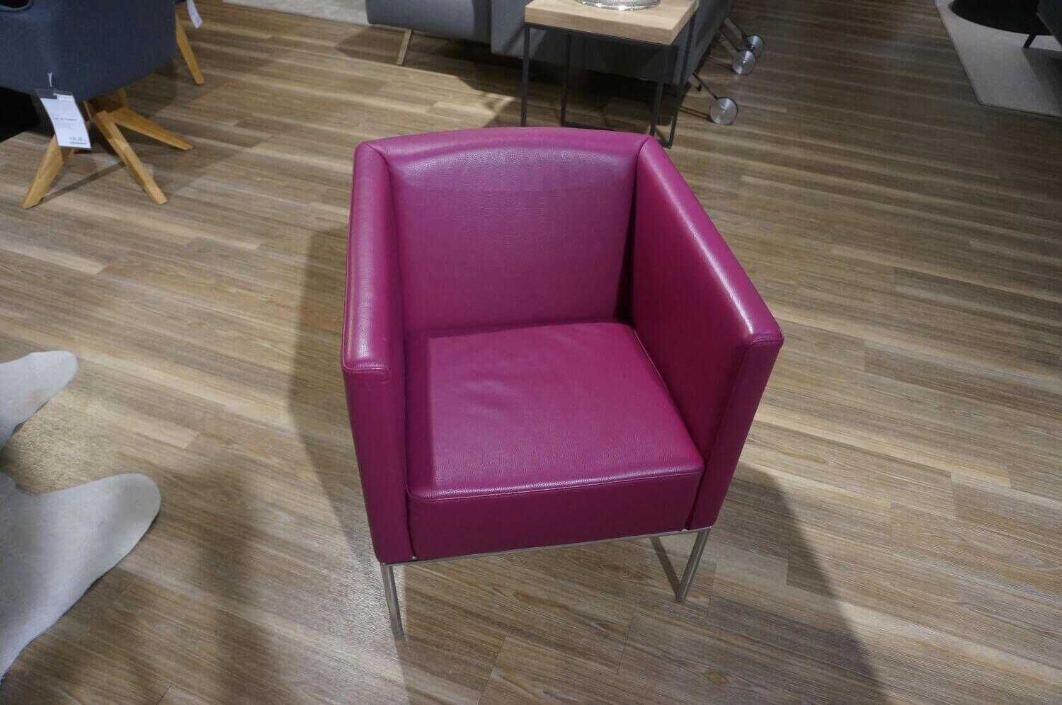 Brühl - Sessel ADD 1 Leder Unit Rosa - 3