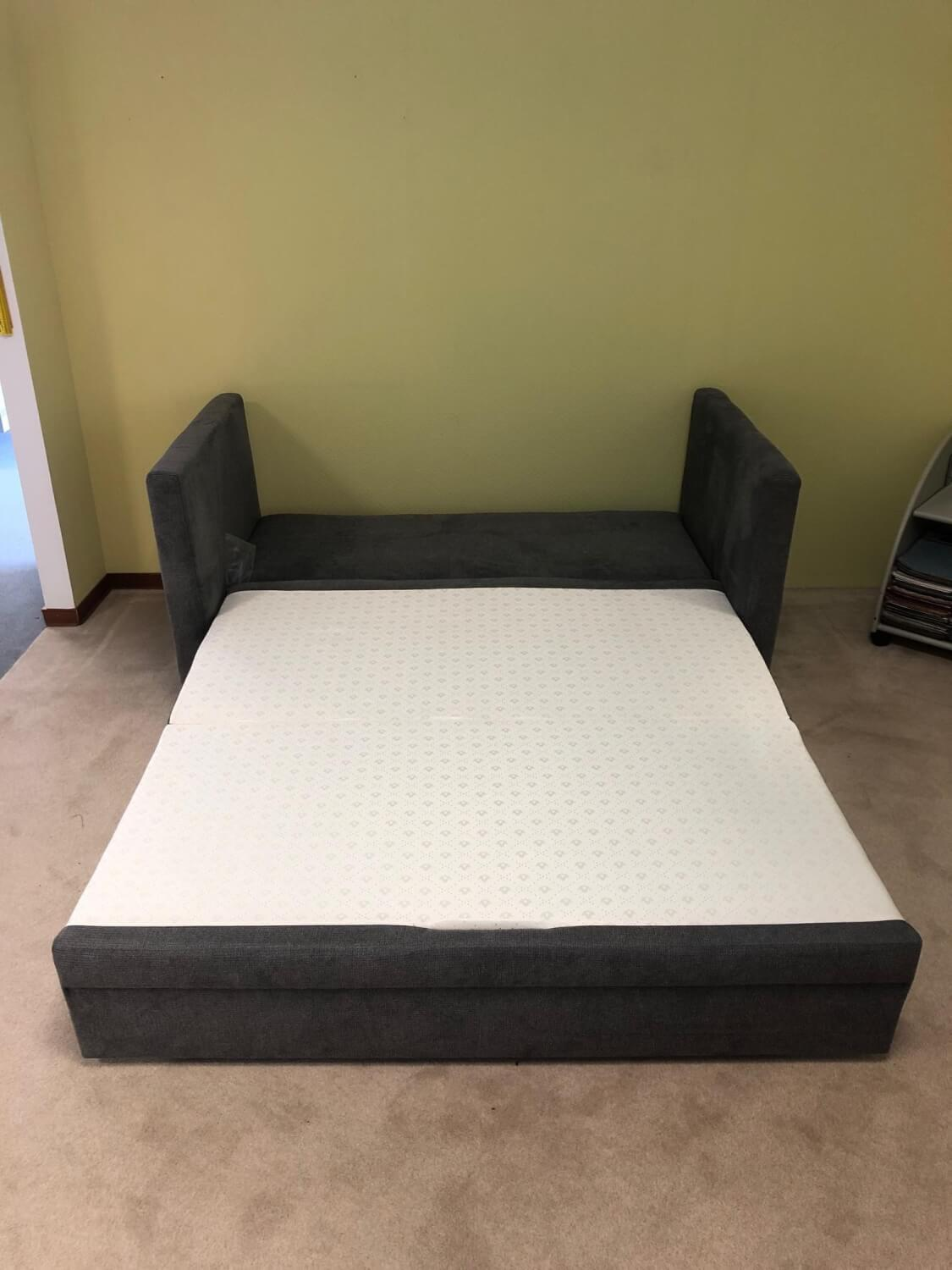 Restyl - Schlafsofa Isabella Stoff 2-6839 Grau mit Auszugsfunktion - 2