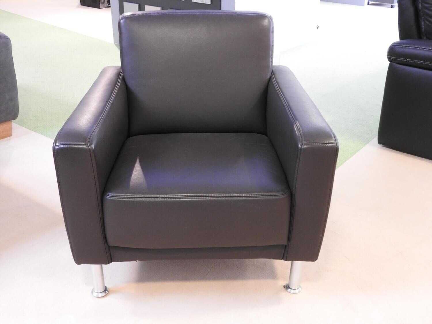 Koinor - Garnitur Nove Leder Braun 2 Sofas 1 Sessel - 7