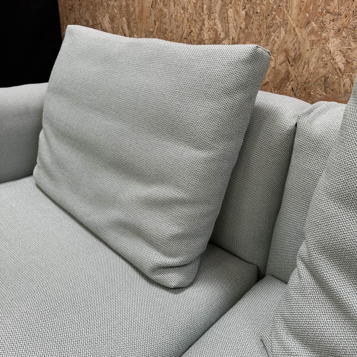 COR - Sofa Elm 22233 Stoff 10077 Hellgrün Gestell Massivholz Lackiert Flamingo Pink Rot - 6
