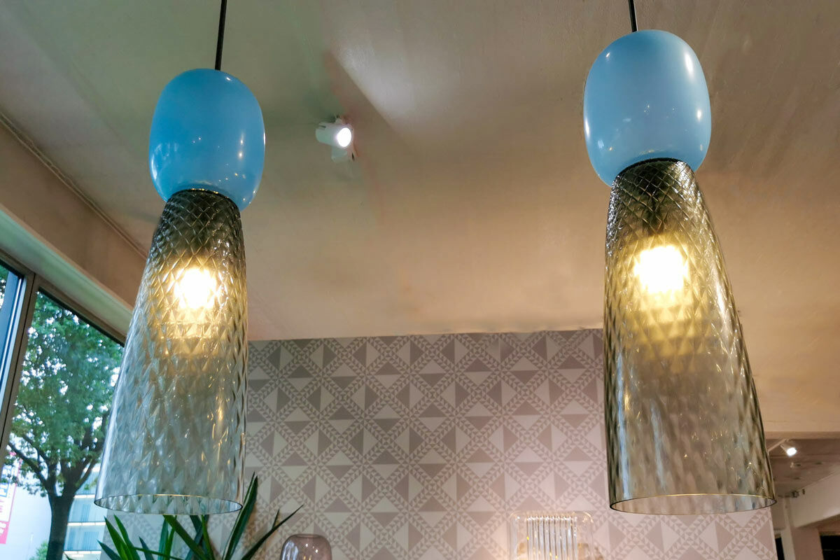 Cassina - Hängeleuchte Sinagpore Korpus Glas Aufhängung Metall Lackiert Leuchtmittel E27 LED - 1