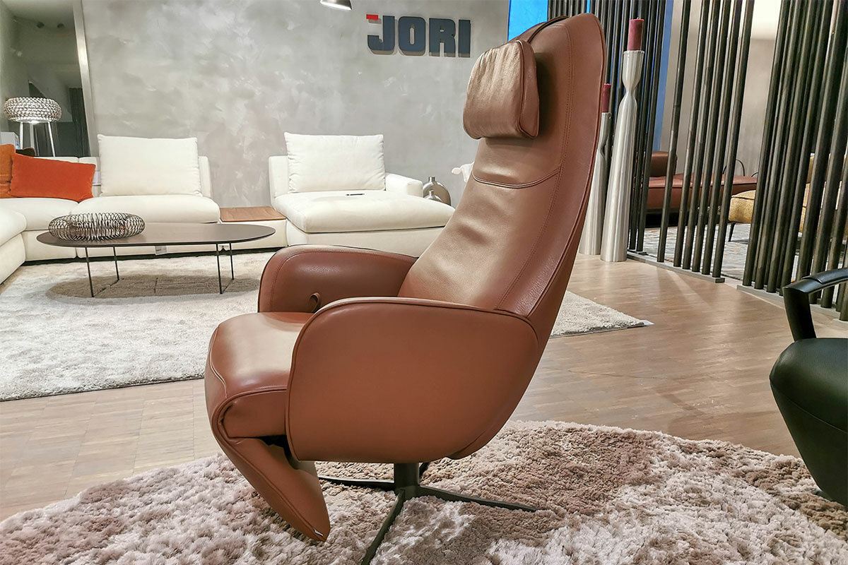 Jori - Relaxsessel Cosy Ghost Multi-Move Medi Leder Lipano Castagna Braun - 7