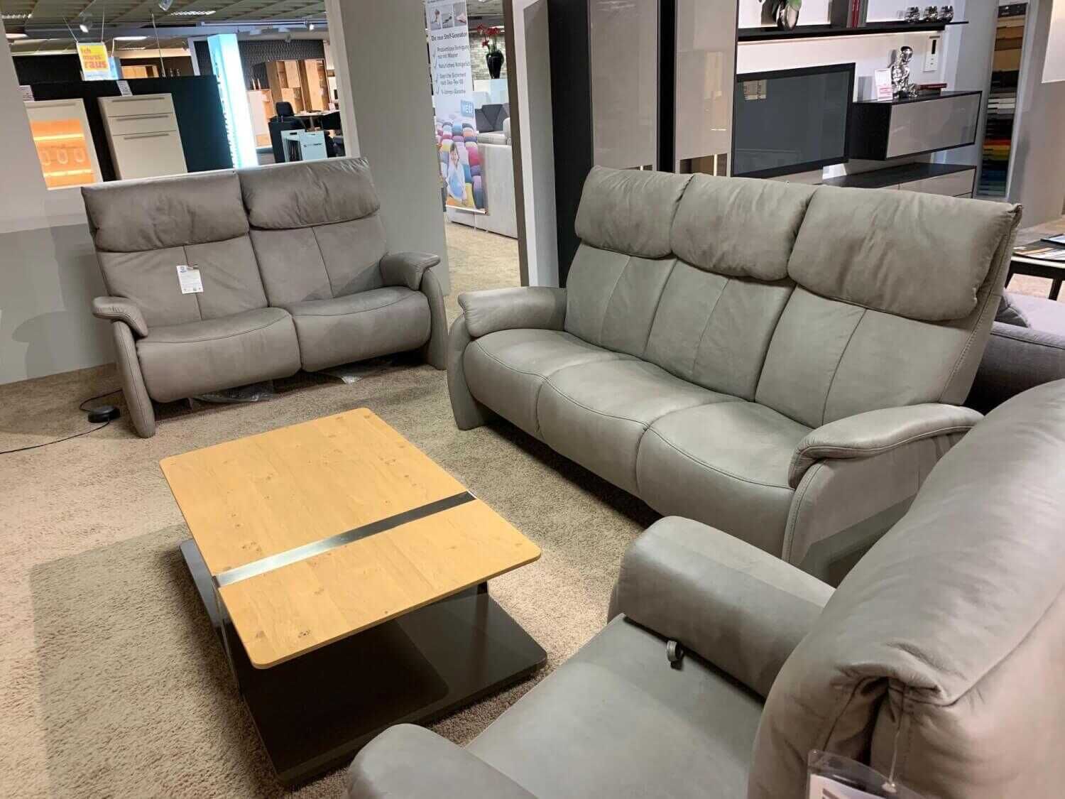 himolla-garnitur-4879-leder-24-longlife-steel-grau-2-sofas-1-sessel-f36772ae34295dadb6f228aa3 himolla - Set 4879 Leather 24 Longlife Steel Gray 2 Sofas 1 Armchair - 2