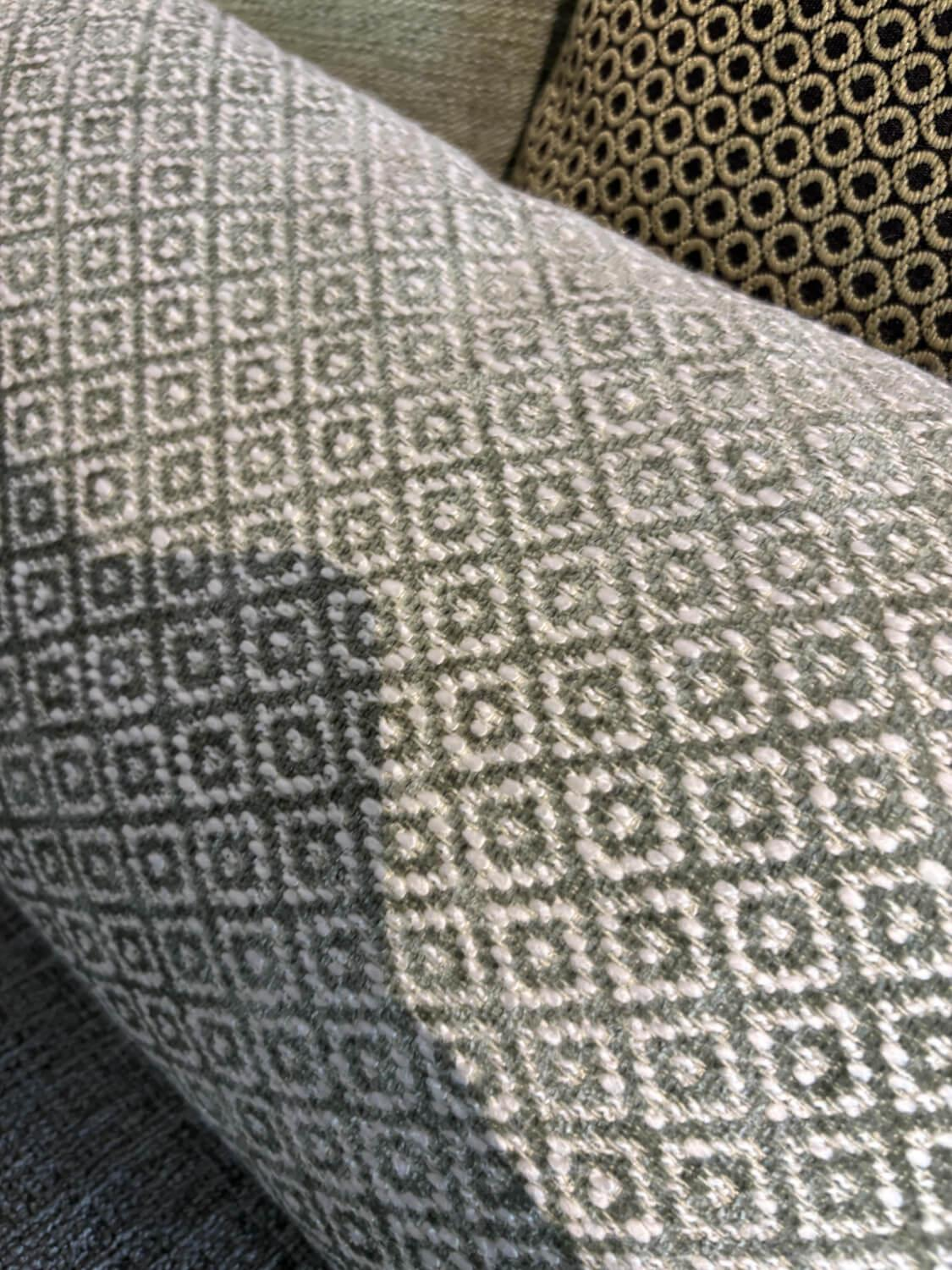 WK Wohnen - Ecksofa 640 Cubico Stoff JAB 23032 22031 Grau Grün Füße Metall Schwarz Mit Verstellung - 2