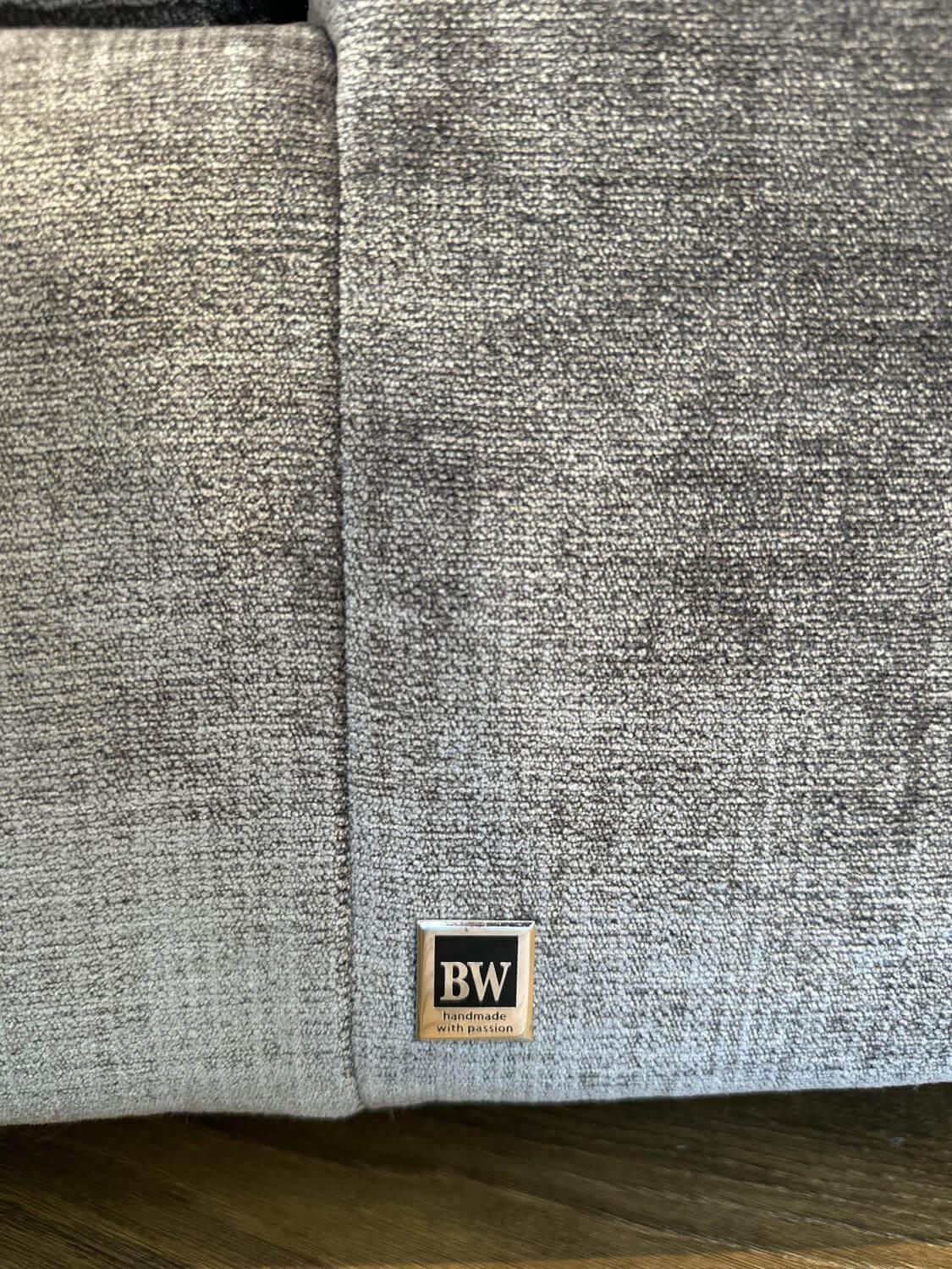 Bielefelder Werkstätten - Sofa Inspiration Stoff IP Fame IP1777 484 Grau Holzfuß Esche Schwarz Gebeizt - 6