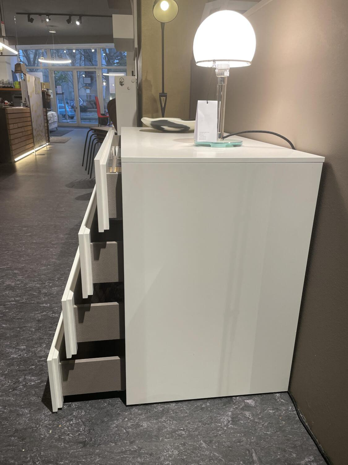 Novamobili - Kommode Easy Lack Weiß - 4