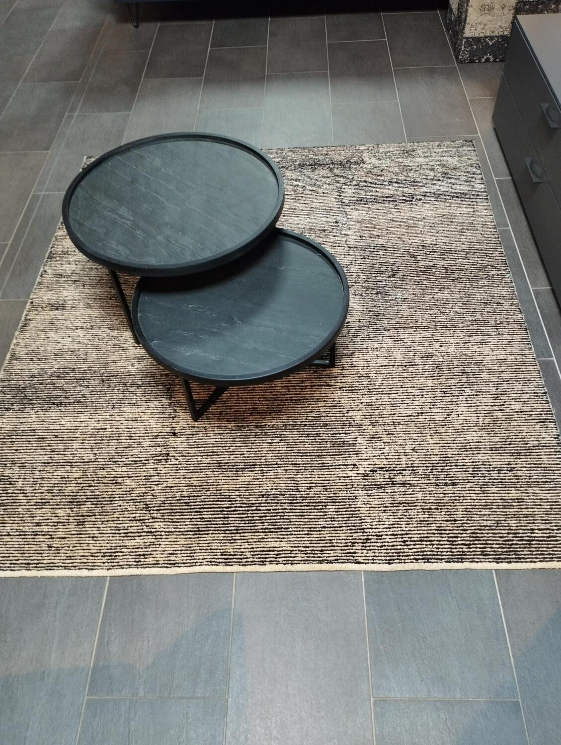 Domaniecki - Teppich Naturitas Pur 100 Cut&Cut NYC Black Handgeknüpft In Schwarz-Weiß - 3