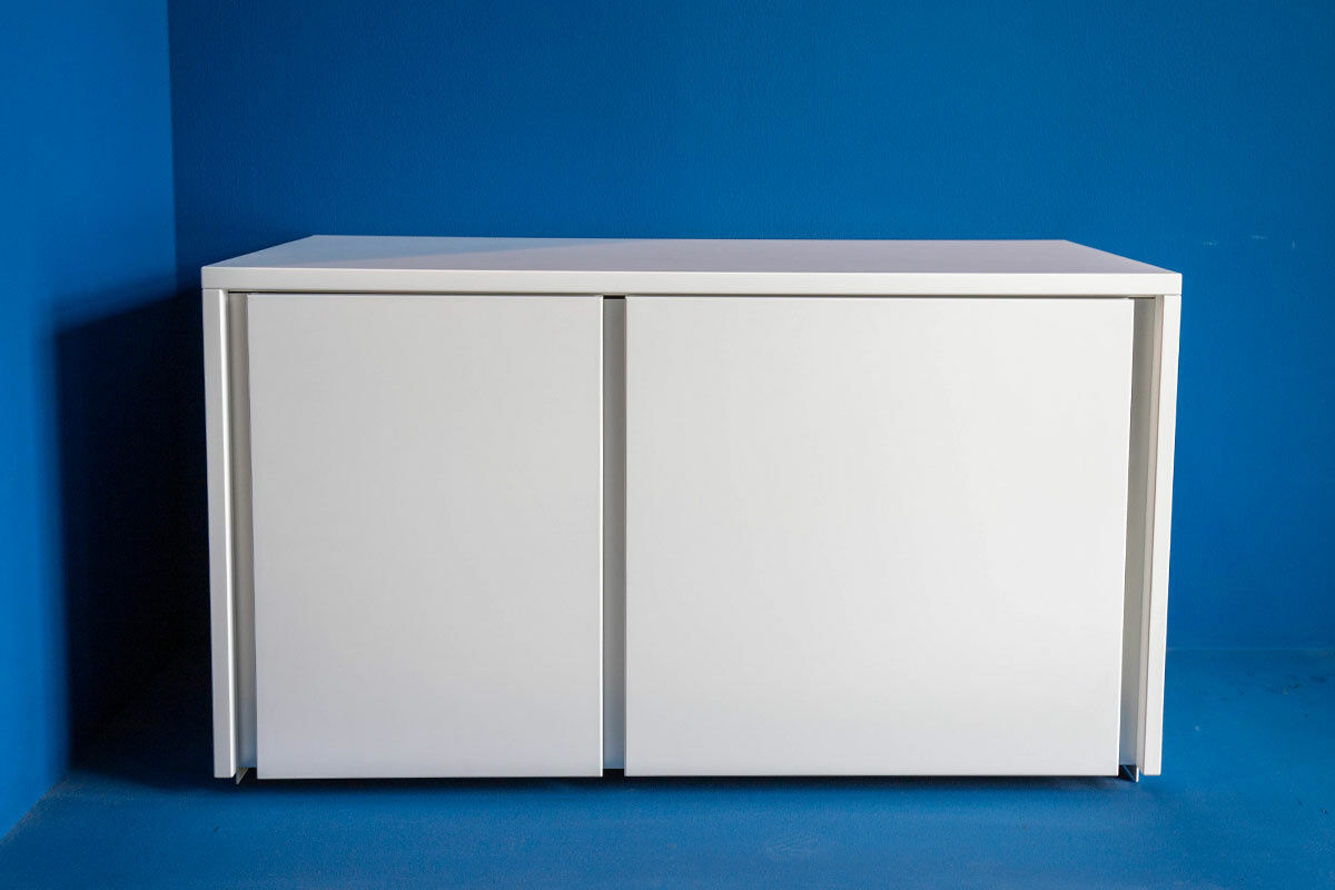 Schönbuch - Bank Stripes MDF Lackiert Schneeweiß - 1