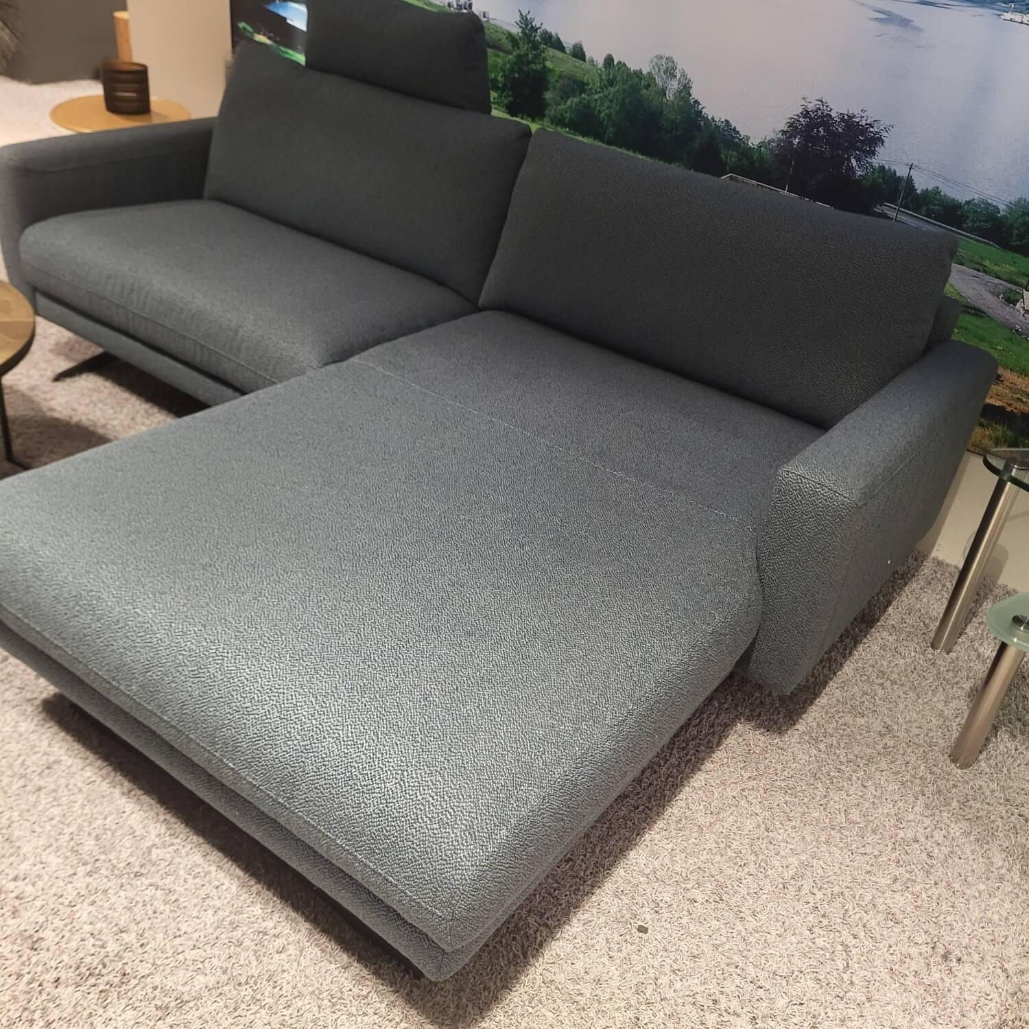 W. Schillig - Ecksofa LS23 Insas Stoff SK70 Blue Blau Metallkufe Schwarz Pulverbeschichtet - 4
