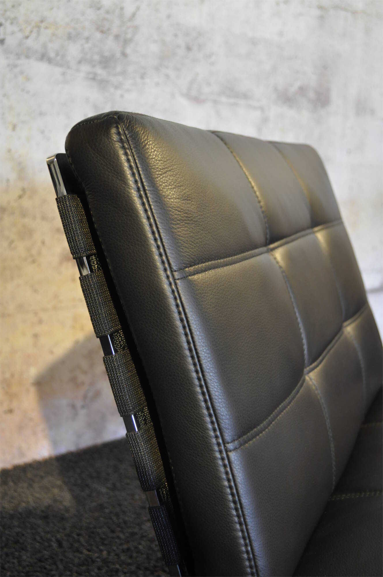 03-11-17-Lounge-Chair-schwarz-Braum-Frankfrut-5 Girsberger - Sessel Lounge Chair 1600 - 6