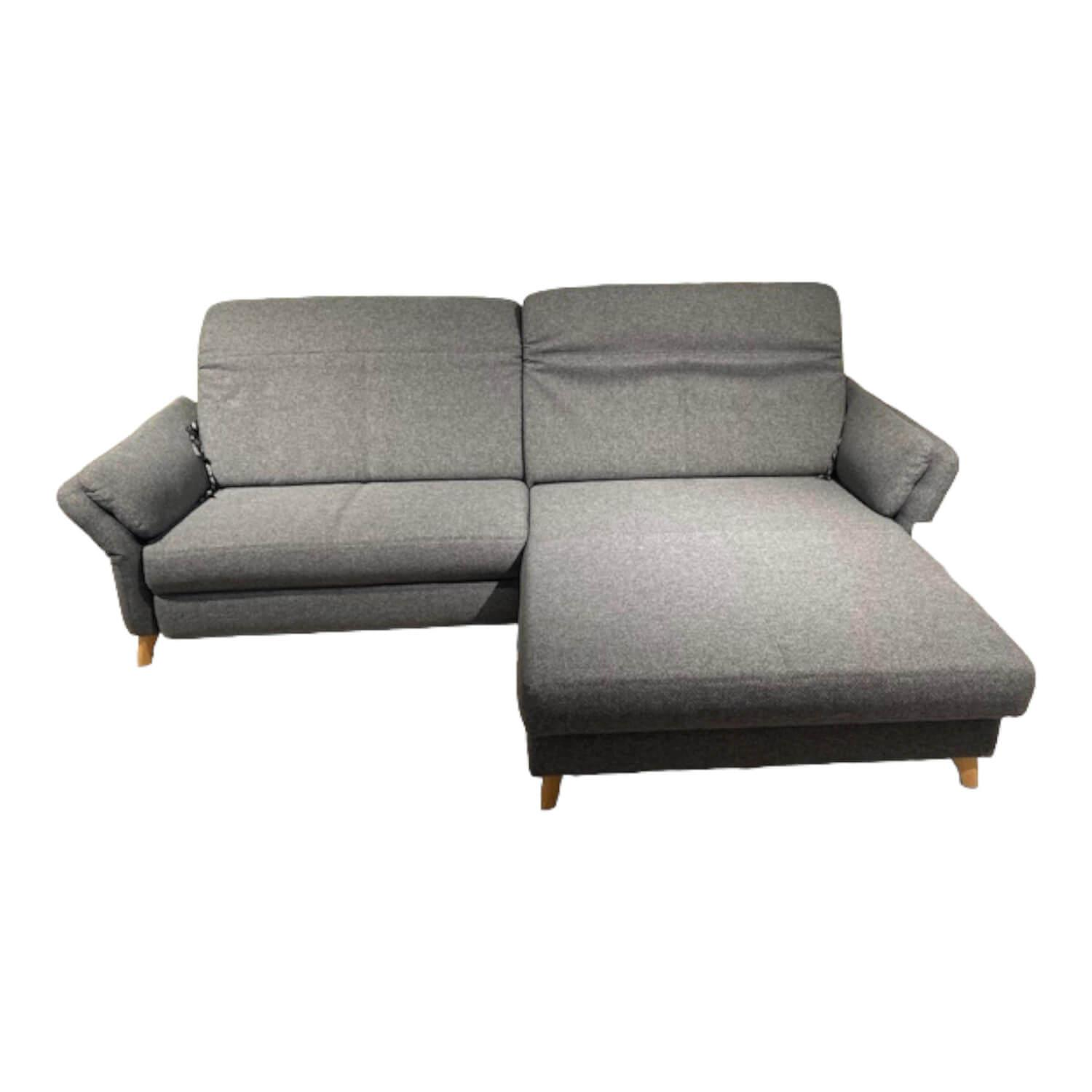 Natura - Ecksofa Stonington Style 6 Heaven Graphit 06145/33 Mit Klappbaren Armlehnen Und Rückenverstellung Elektronisch Fußablage Verstellbar - 1