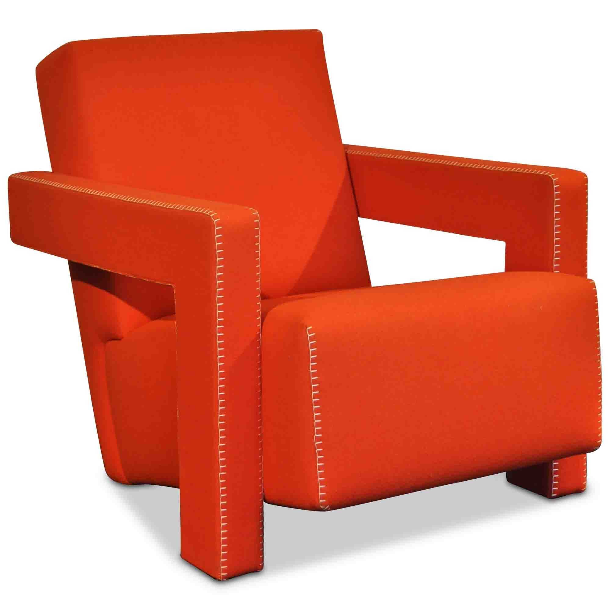 Cassina - Sessel Utrecht 637 (in Rot) - 1