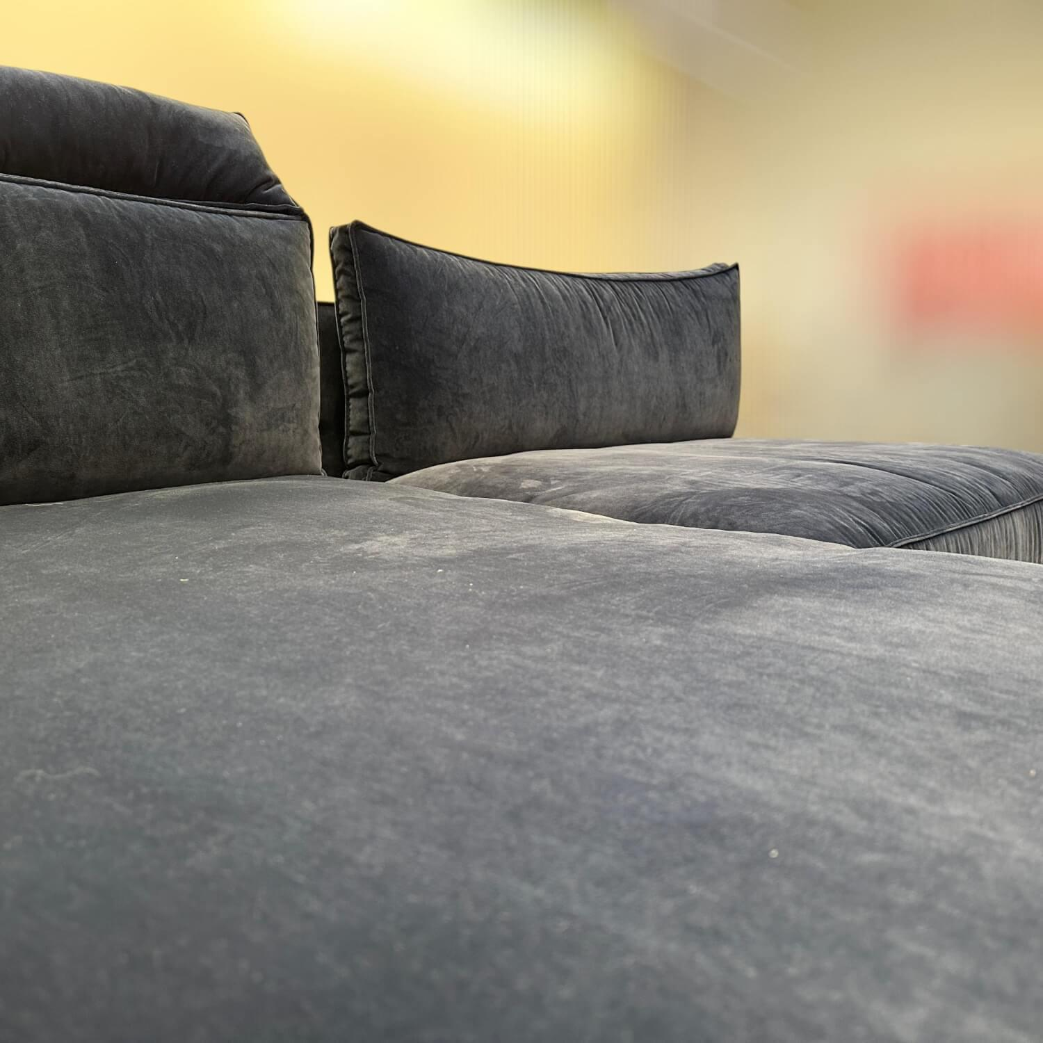 IP Design - Sofa Cube Lounge Stoff City Velvet CA7832/059 Mit Tisch Und Klappbarer Lehne - 4