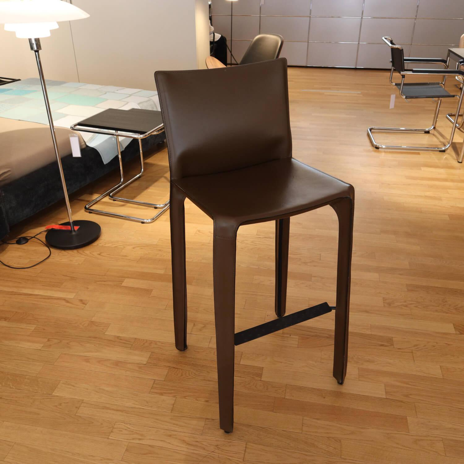 Cassina - Barhocker Cab 410 Leder Tabaccco 1H Braun - 3