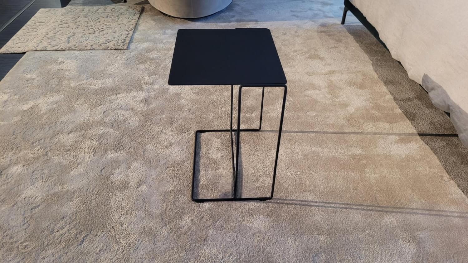 Walter Knoll - Beistelltisch Oki 131 T2 Platte Matt Pulverbeschichtet Schwarz Gestell Schwarz - 4