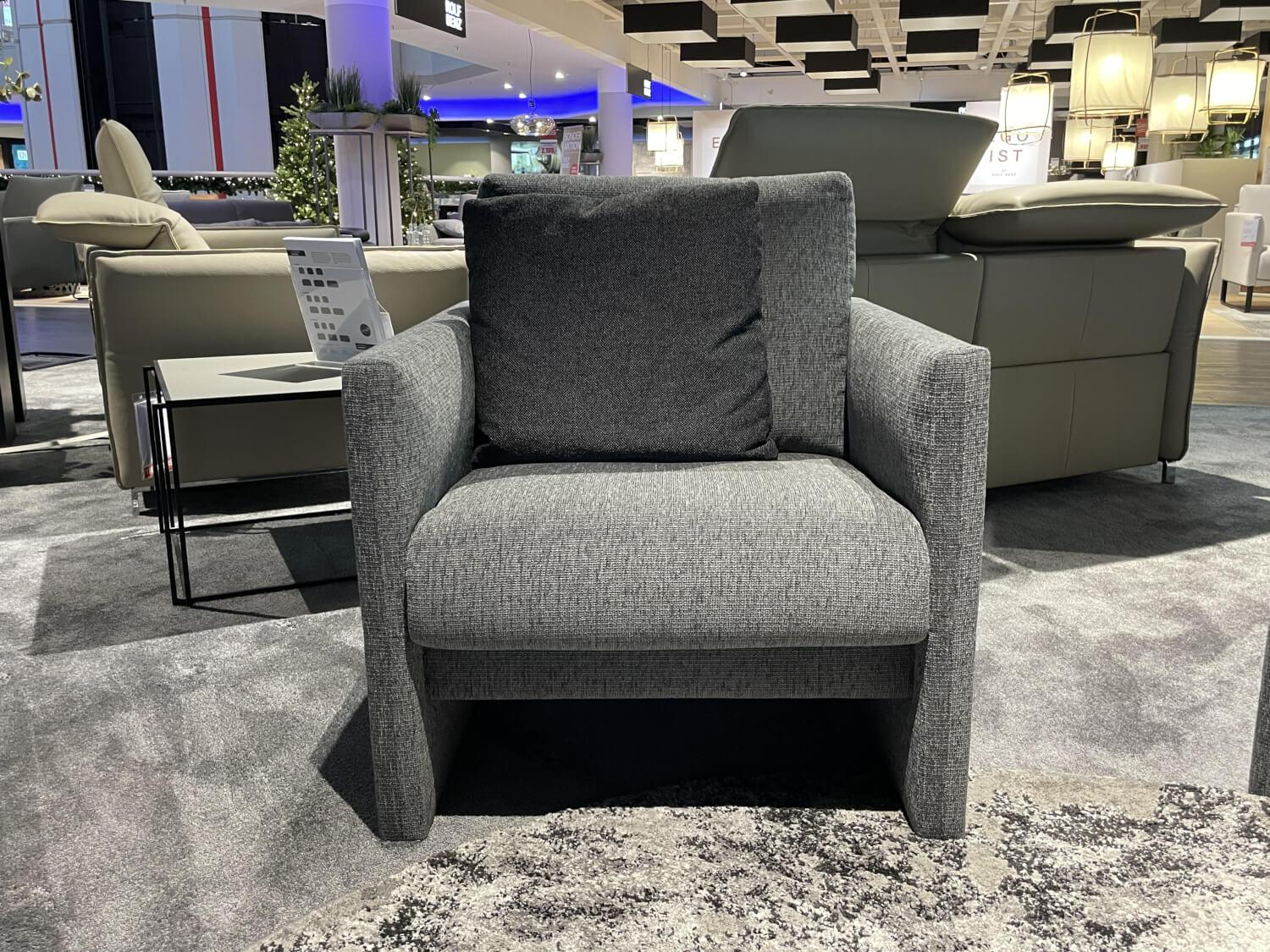 Erpo - Polstergarnitur ER175 Varese Stoff Nora 5063 81 Grau - 8