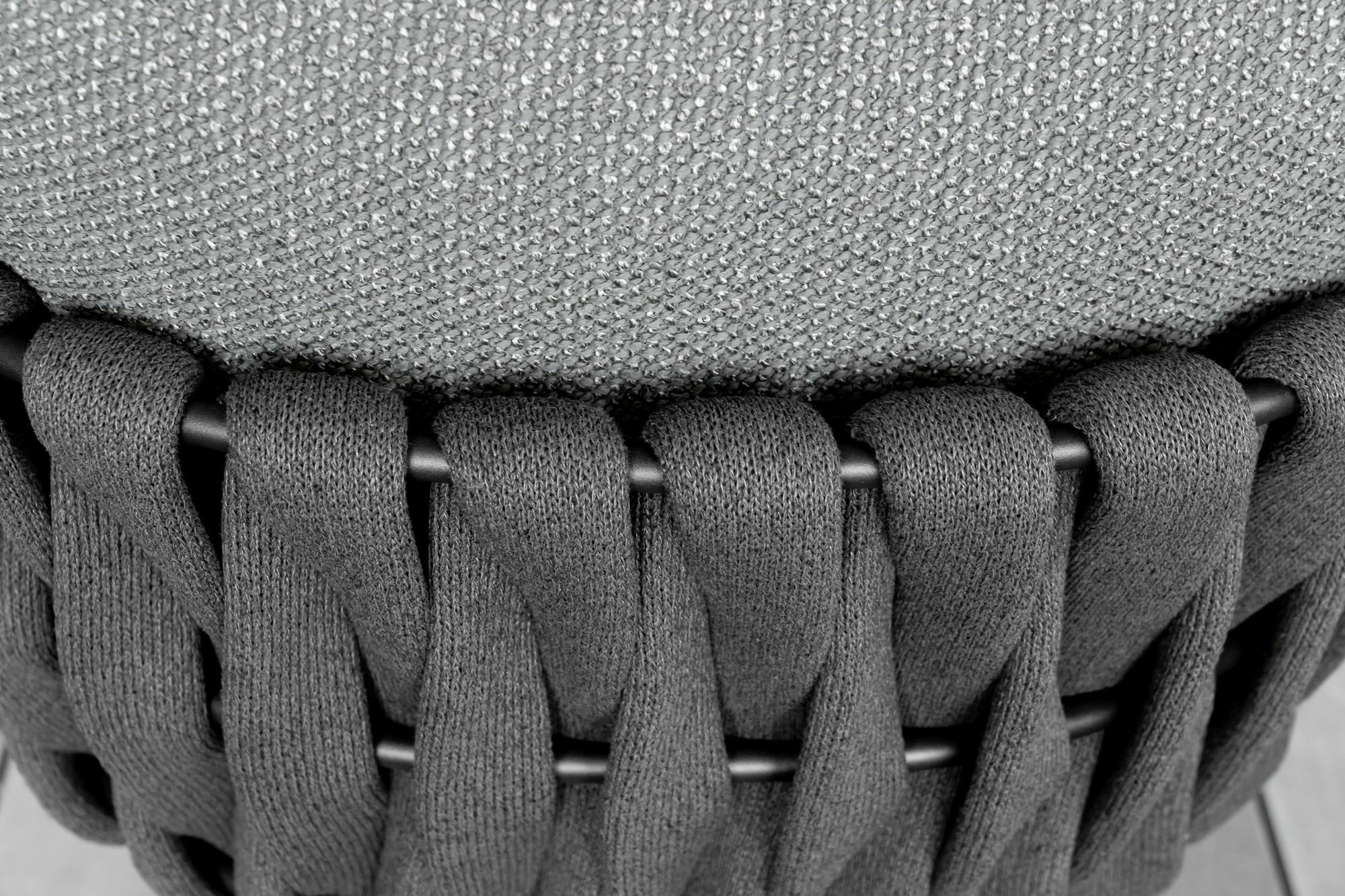 Tribù - Sessel Tosca Stoff Batyline Wenge 89 Grau Gestell Stahl Wenge 89 Pulverbeschichtet - 5