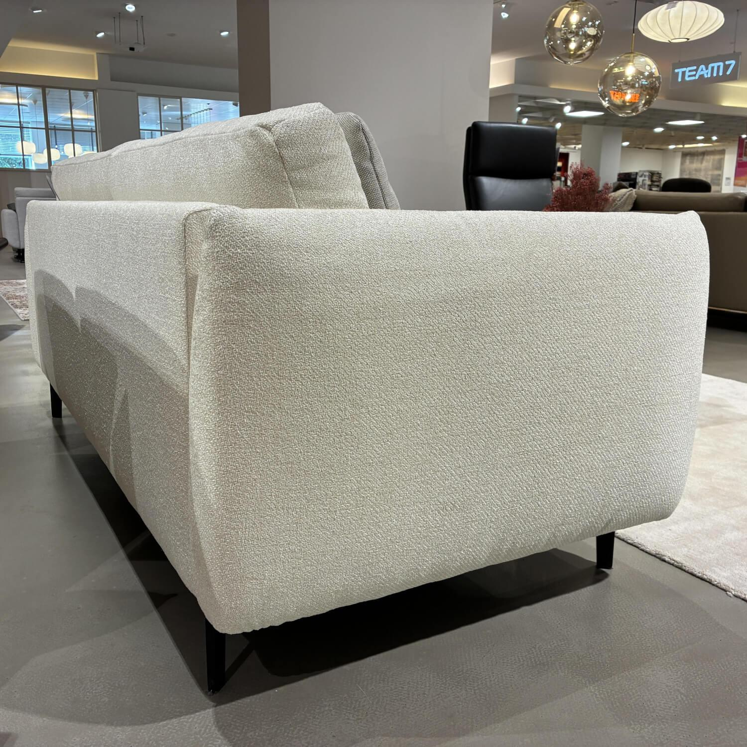 Erpo - Sofa CL 970 Stoff Zigzag 2051.00 Hellgrau Metallfuß Matt Schwarz Pulverbeschichtet - 5