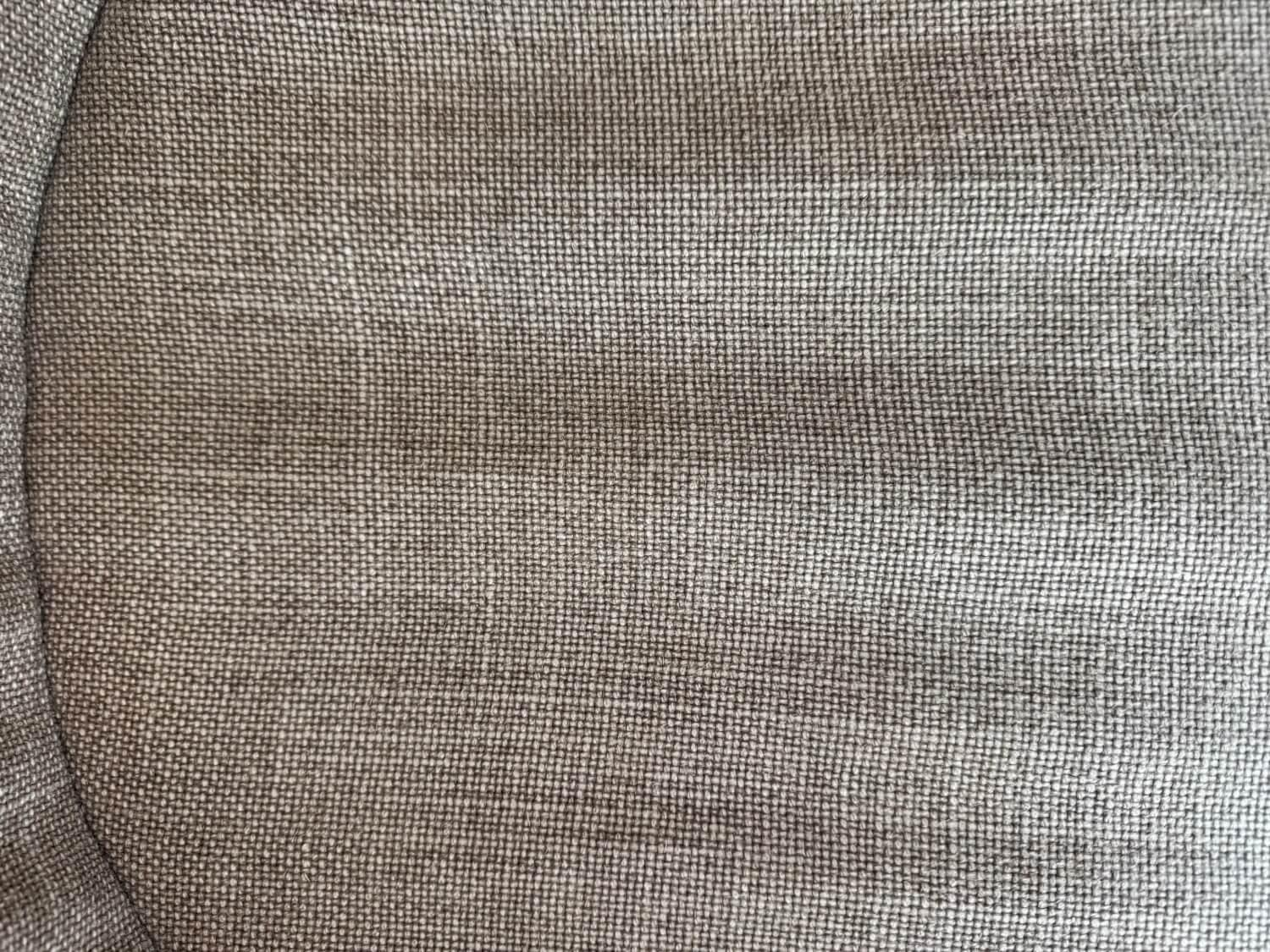 Hay - 4er-Set AAC Soft 227 Stoff  Linen Grid Dark Beige Gestell Eiche Schwarz Lackiert - 6