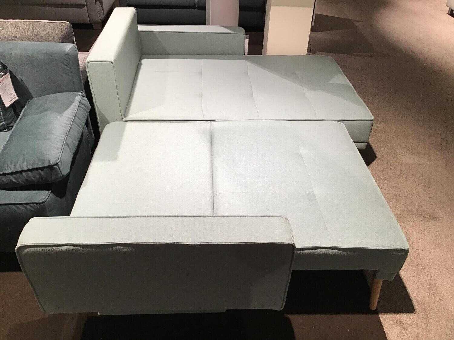Restyl - Ecksofa Malmö Stoff 55-6474 Grau mit Schlaffunktion - 8