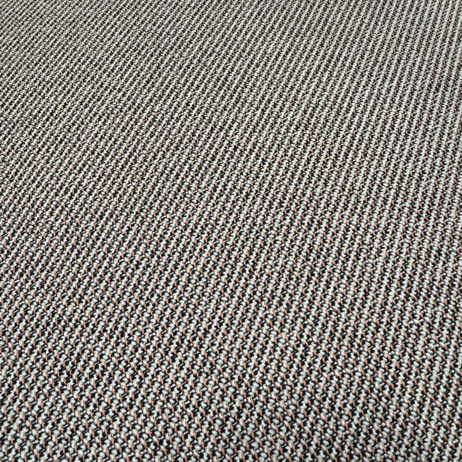 COR - 3er Set Stuhl Kagu 661 Stoff Rohi Onda Shrimp Grau Rosa Gestell Esche Massiv Dunkel Lackiert - 5