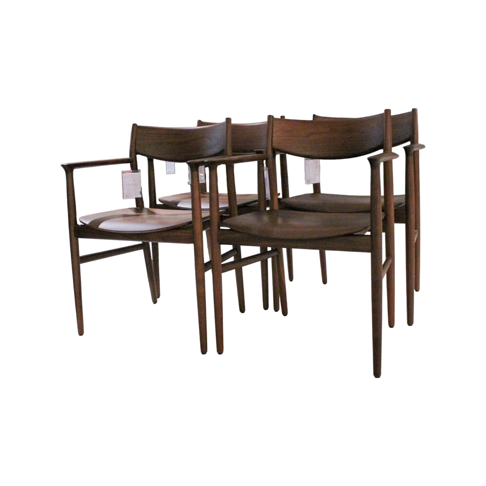 Conde House - 4er Set Stuhl Kamuy Nussbaum  - 1