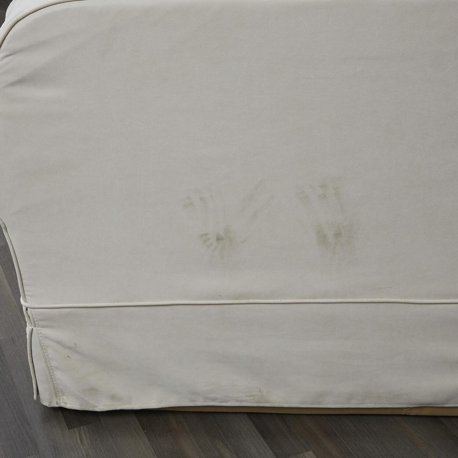 Max Winzer - Sofa Fabric Cream White Frame Wood Feet Covered with Fabric - 5