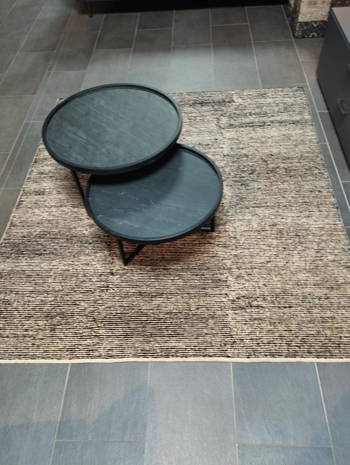 Domaniecki - Teppich Naturitas Pur 100 Cut&Cut NYC Black Handgeknüpft In Schwarz-Weiß - 4