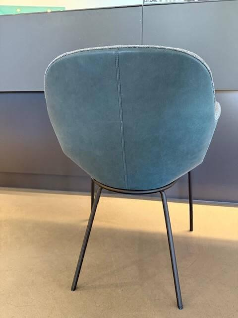 Walter Knoll - Set van 6 stoelen Sheru stof Gaia 7886 Vintage 1435 Blue Tourmaline - 5