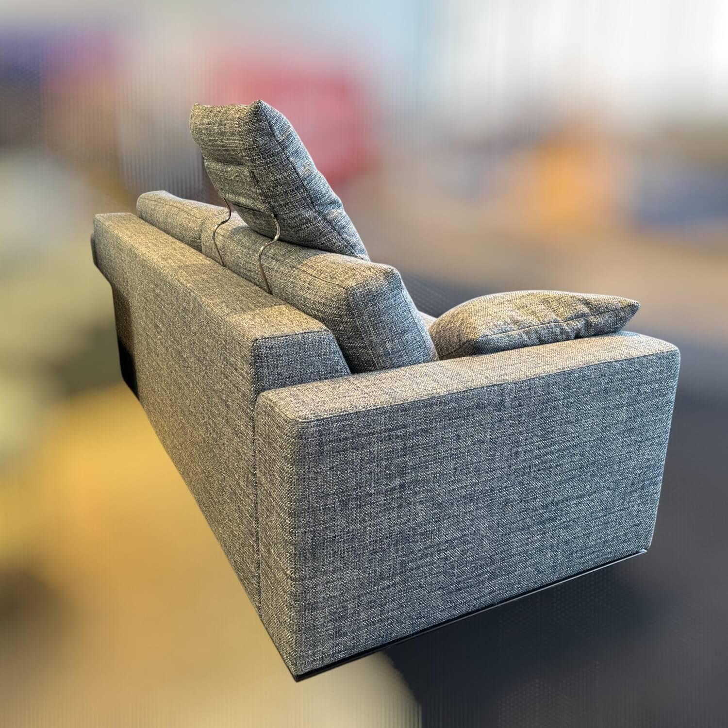 Bielefelder Werkstätten - Sofa Inspiration Stoff Taylor BW1771-151 Grau Blau - 8