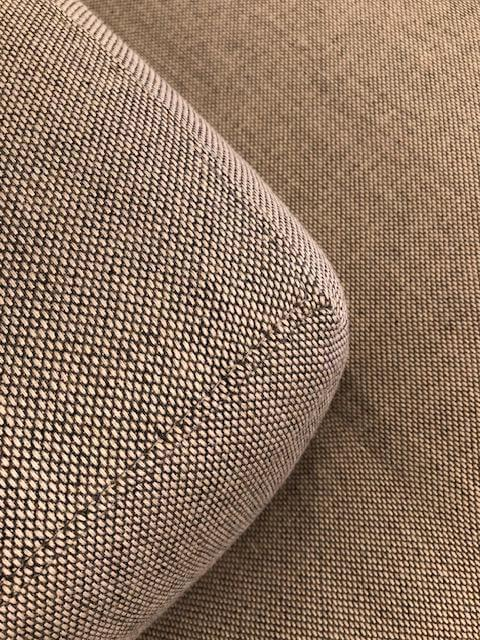 Muuto - Ecksofa Connect Soft Stoff Re-Wool 128 Grau Füße Holz Lackiert - 4