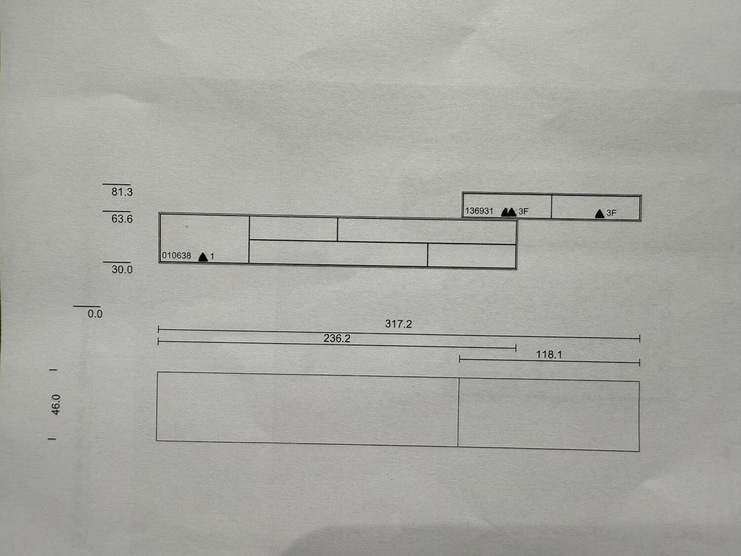 Anrei - Wohnwand Puro Asteiche Gebürstet Tabak Geölt Ladenelement Und Regal Lackiert Steingrau Grau Matt - 2