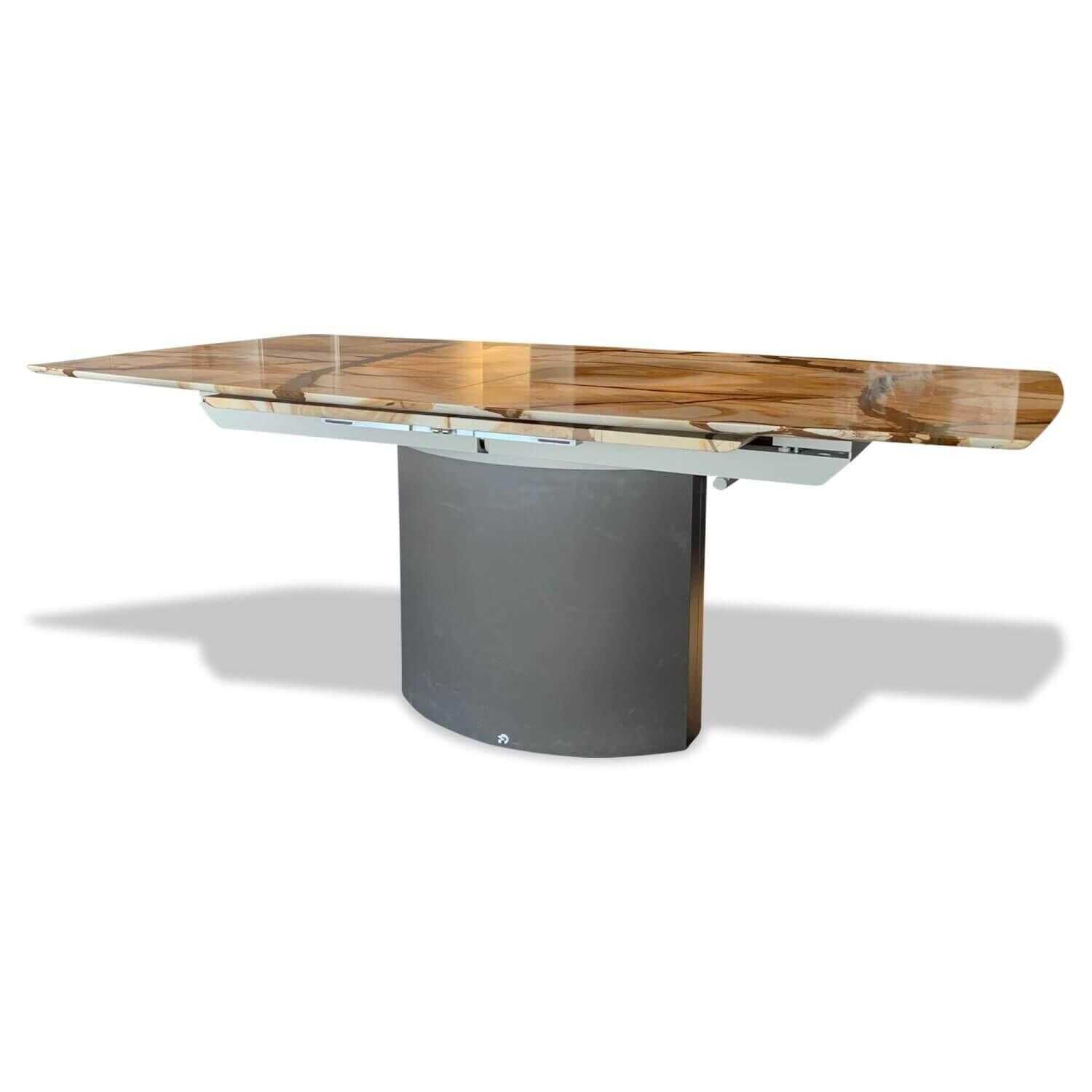 Draenert - Esstisch Adler Stonewood Poliert mit Hebemechanik Gestell Matt Geschliffen - 1