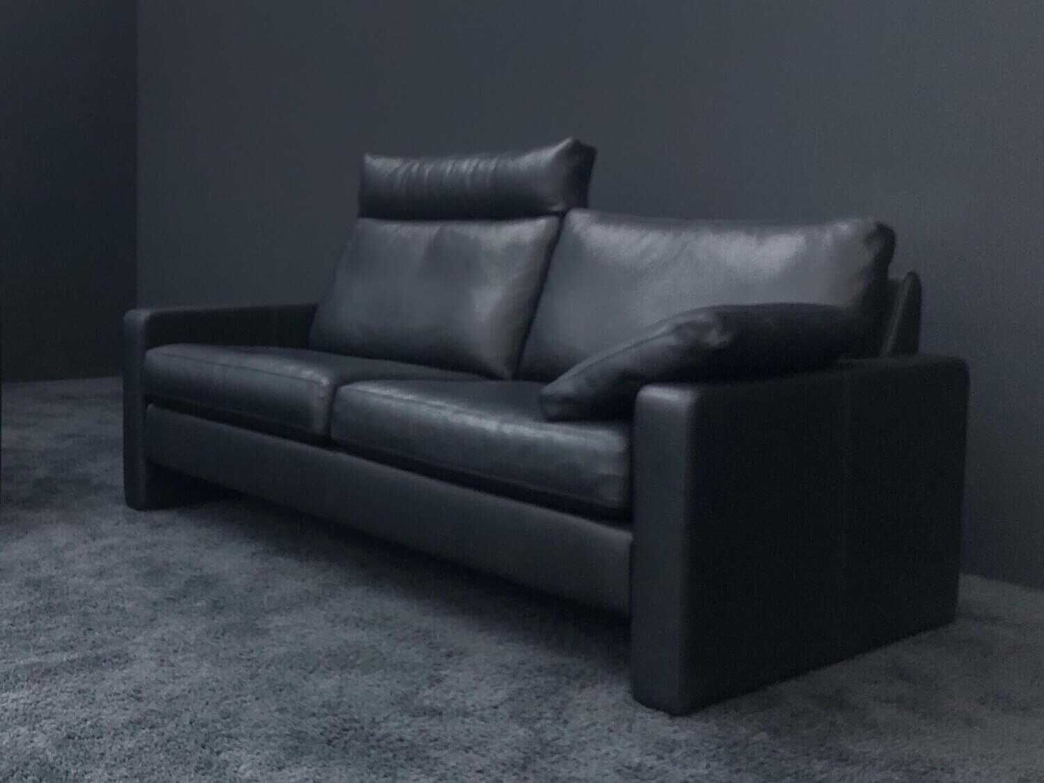 cor-conseta-sofa-conseta-bodenfrei-sofa-leder-613-schwarz-acb014b2be13kHZB96DZyRF1Z COR - Sofa Conseta Bodenfrei Sofa Leder 613 Schwarz - 1