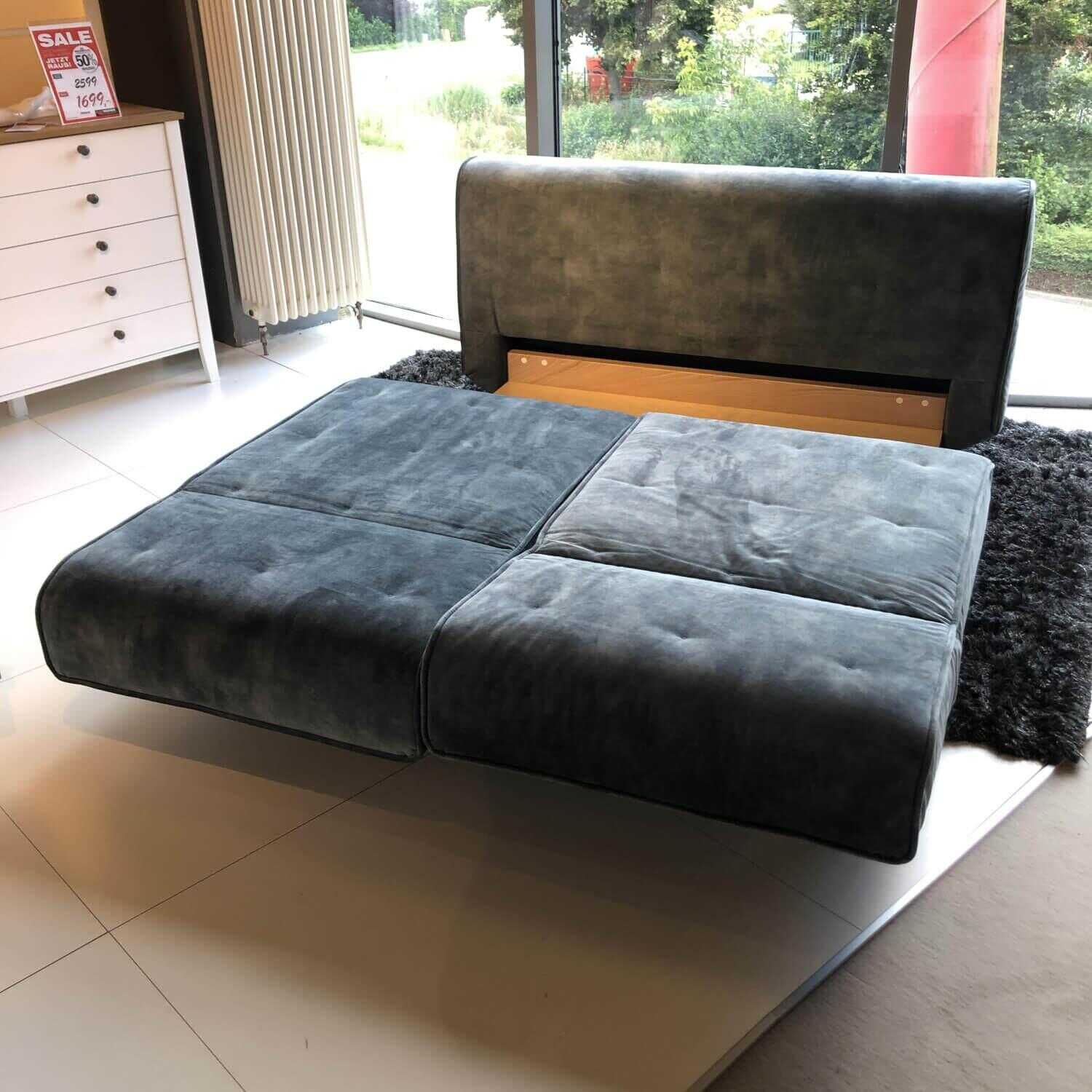 Franz Fertig - Schlafsofa Joss Stoff Niagara E1951 Grau - 3